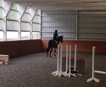 No Irons- flat, practice saddle