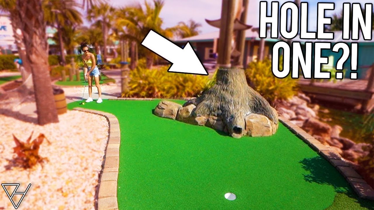 Ultimate Mini Golf Hole In One Risk Putt! Ultimate Mini Golf Hole In One Risk Putt!