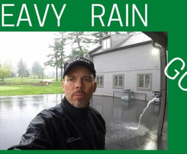 Golf In The Rain - Practicing in Heavy Rain