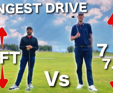 7ft7” (350lbs) GOLFER hits it MILES | Long Drive Challenge