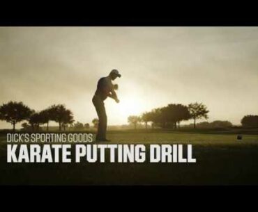 Karate Kid Golf Putting Drill