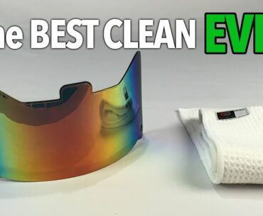 How to CLEAN YOUR VISOR | The 3 Best Ways