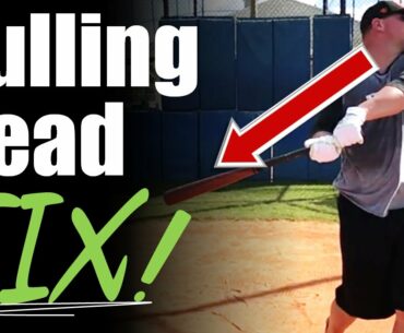 5 Baseball Hitting Drills to KEEP HEAD DOWN  [Pulling Head Fix]