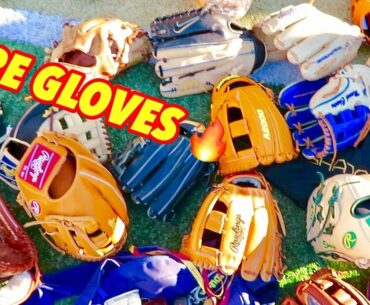 BEST BASEBALL STORE + RARE BASEBALL GLOVES + FIELDING VIDEO