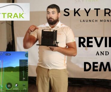 Skytrak Golf Ball Launch Monitor Review and Demo!