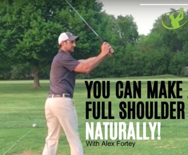 Golf Backswing | Get Full Shoulder Turn Naturally And Easily!