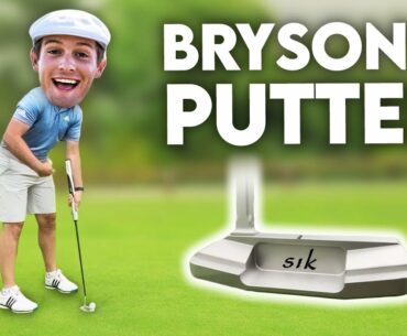 I try Bryson DeChambeau's INSANE SIK GOLF PUTTER!