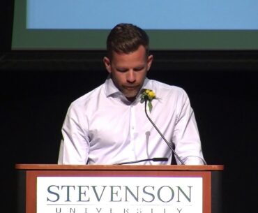 David Livermore 2017 Stevenson Dick Watts Athletics Hall of Fame Induction