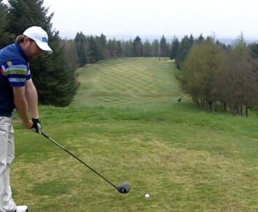 john gallagher testing out the Hirzl glove
