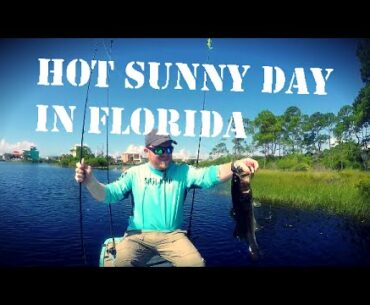 SANTA ROSA BEACH FLORIDA PADDLE BOARD SUP BASS FISHING