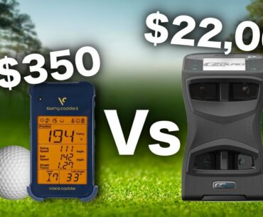 $350 Vs $22,000 - GOLF LAUNCH MONITORS!