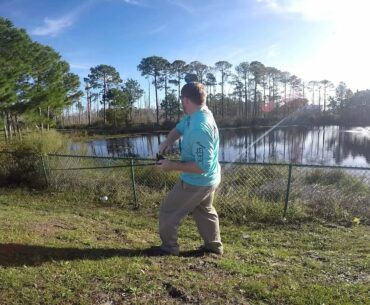 Bank bass fishing tip - Kastking for late fall warm days in Florida