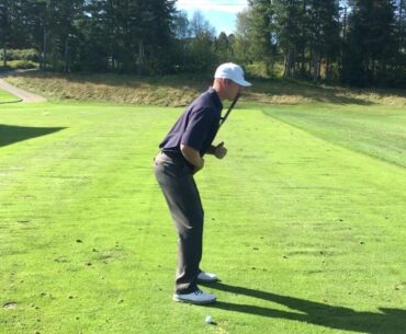 Golf Setup With Perfect Posture