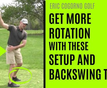 GOLF: How To Get More Rotation - Setup And Backswing Pieces