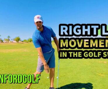 RIGHT LEG MOVEMENTS IN THE GOLF SWING || Early extension fix || Danford Golf