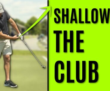 GOLF: How To Hit The Ball Consistently Solid - Shallowing The Club