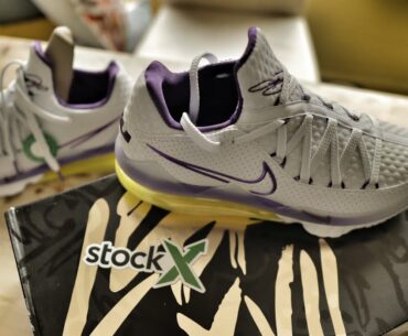 Review of StockX and Lebron 17 Low Lakers