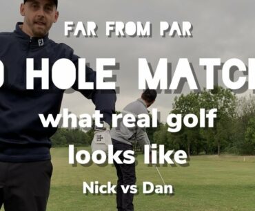 9 hole matchplay, real golf
