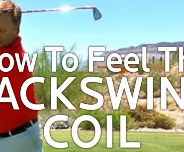 Golf Backswing Coil (How To Feel It)