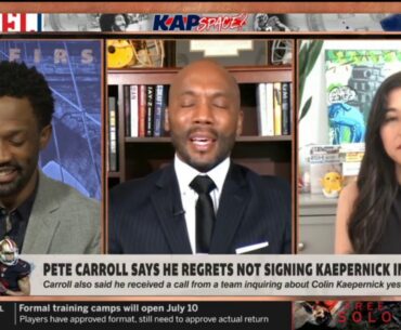 First Take | PETE CARROLL SAYS HE REGRETS NOT SIGNING KAEPERNICK IN 2017 | ESPN