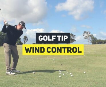 How To Hit Irons Against The Wind || Golf Tip
