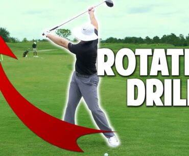 Best ROTATION DRILL for your Backswing and Downswing | It's super SIMPLE!