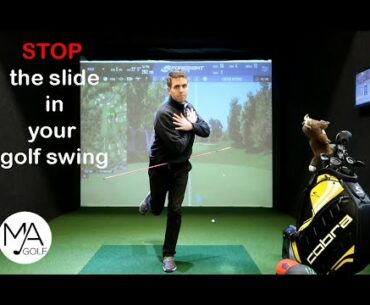 Stop the slide in your golf swing