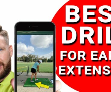 BEST DRILL FOR EARLY EXTENSION | Golf Tips | Lesson 137