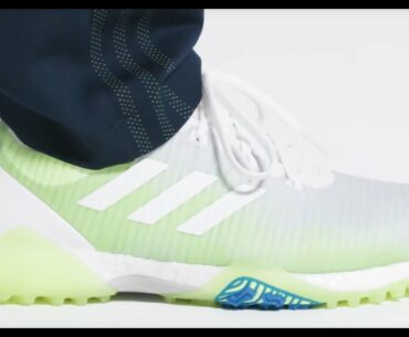 Adidas CodeChaos Golf Shoes - Mens (White/Green/Blue)