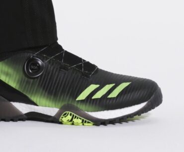 Adidas CodeChaos BOA Golf Shoe - Mens (Black/Green/White)