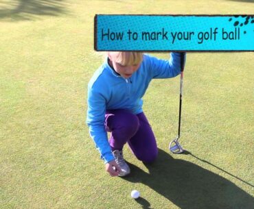 Martin Whitcher Golf Schools - Junior rules