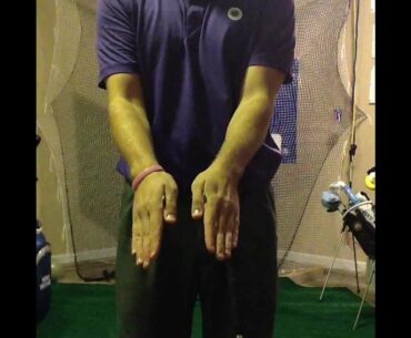 Coin Drill for Golf Grip