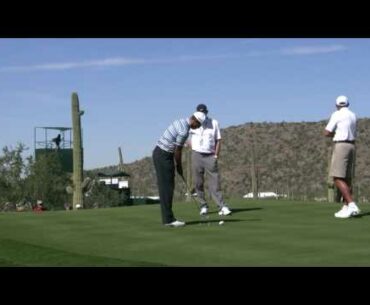 Tiger Woods WGC 09 P5 warm up-Principia Golf by George Cost