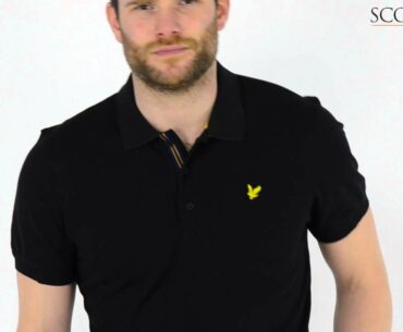 Lyle & Scott Kelso Tech Pique Polo Shirt True Black