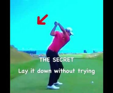 Brooks Koepka golf swing (shallowing the shaft in golf)