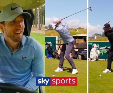 Harry Kane vs Tommy Fleetwood in must watch 3 hole golf challenge!
