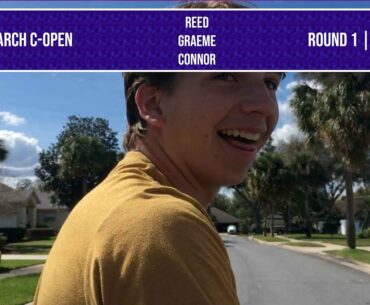 2020 March C-Open | Round 1 | Back 9 | Disc Golf