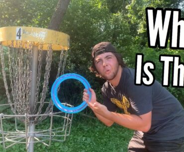 Playing A Disc Golf Round With The Craziest Disc Ever!!