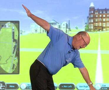 How The Body Works in Golf - Posture Spine in Line