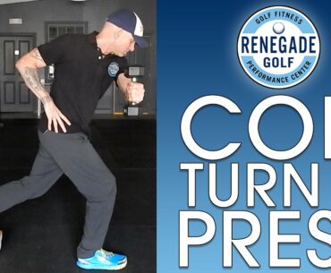 Golf Coil Turn Press Exercise