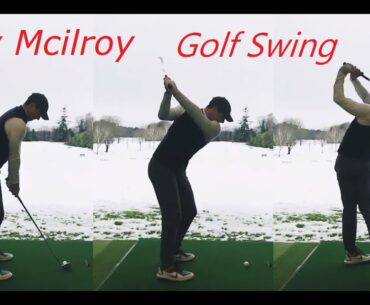 Rory Mcilroy 2018 golf iron swing (Slo-mo)