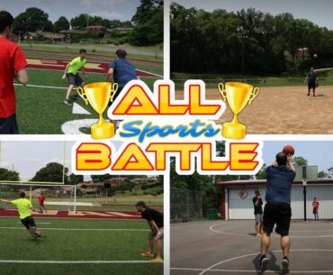 5 MAN ALL SPORTS BATTLE!! WHO'S THE BEST ATHLETE??