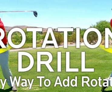 Golf Rotation Drill (Easy Way To Rotate Better)