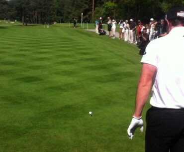 Rory McIlroy 12th tee at Wentworth 2012 Pro-Am