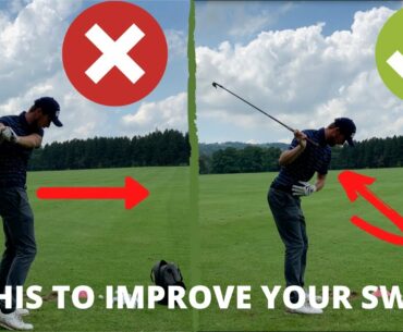 Early Extension - How to properly move your hips in the golf swing!