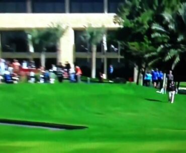 Tiger Woods Tops Drive Abu Dhabi Golf Championship Worst Shot Ever