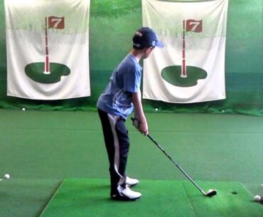 Junior Golf Swing 8Years Old Korean Boy(Side)