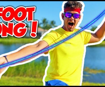 Worlds LONGEST Fishing Lure! (World Record!)