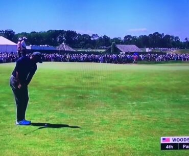 Tiger Woods - Bump and Run Shot (2018 US Open)