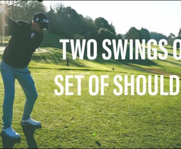 SHOULD TURN STRUGGLES GOLF SWING